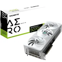 Placa de Vídeo Gigabyte Aero Oc Edition Geforce RTX 5070 Ti 16 GB GDDR7 RGB - White (GV-N507TAERO OC-16GD)