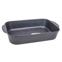 Assadeira para Forno Jio 24 X 35 CM Antiaderente Preto.