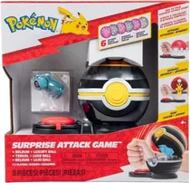 Pokémon Surprise Attack Game Beldum + Luxury Ball Jazwares - PKW3718 (8 PCS)