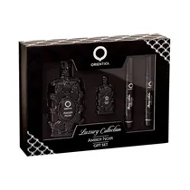 Kit Perfume Orientica Amber Noir Unissex 4PCS