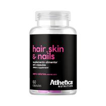 Suplemento Atlhetica Hair Skin & Nails 60 Capsulas