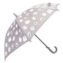 Sombrinha Guarda-Chuva Infantil Desenho Cinza