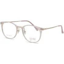 Óculos de Grau Visard T-8188 Feminino, Tamanho 52-20-141 C6 - Rosa e Dourado