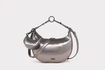 Fiore Cartera Media Luna 2EN1 FBP9108 Silver