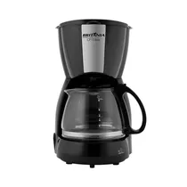 Cafeteira Elétrica Britânia Inox CP15 - 550W - Até 15 Xícaras - 220V - Preto