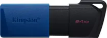 Pen Drive Kingston DTXM/64GB Datatravel Exodia M USB 3.2 Preto/Azul