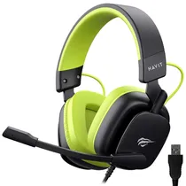 Headset Gamer Havit Gamenote H2048U / com Fio - Preto / Verde