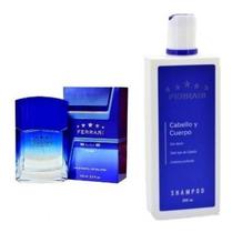 Kit Ferrari Blue 100 ML + Shampoo 300 ML