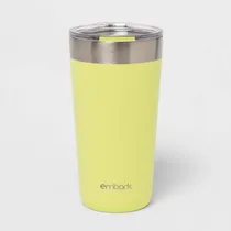 Vaso Térmico Inoxidable Con Tapa Embark 20 Oz Color Citron Green