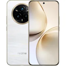 Smartphone Realme 14 Pro+ RMX5051 DS 5G NFC 12/256GB 6.83" 50+50+8/32MP A15 80W - White (Anatel)