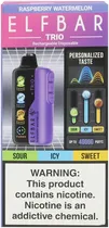 Vape Descartável Elf Bar Trio Raspberry Watermelon 40000 Puffs