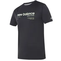 Camiseta New Balance Masculino Athletics Graphic L Preto – MT41255BM
