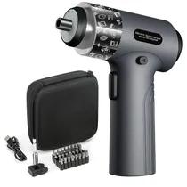 Kit de Ferramenta Eletrica NO-882055 com 36 Peças / 200RPM / Recarregavel - Cinza