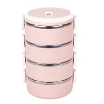 Marmita Dupla Aço Inox Vedação Térmica 4 Compartimentos Box Cor A Definir