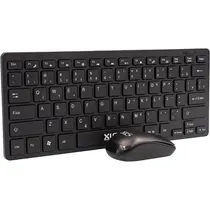 Teclado Mini Wireless K-03 c/ Mouse Negro