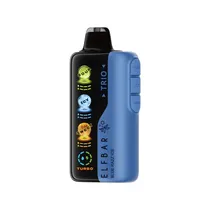 Vaper Descartável Elfbar Trio Blue Razz Ice
