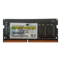 Memória para Notebook Markvision, DDR4 4GB (1X4GB), 2400MHZ, So-DIMM, MVD44096MSD-24, Verde