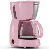 Cafeteira Britania BCF15 Inox 550 Watts 220V ~ 50/60HZ - Rosa