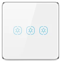 Interruptor Zemismart ZM-U02U Botão Sem Fio/ 3 Canais Branco