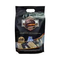 Alfajorcito Negro Punta Ballena Relleno Dulce de Leche 18 Unidades 25GR