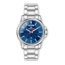 Relógio Analógico Masculino Daniel Klein Premium DK.1.12365-2 - Prata e Azul