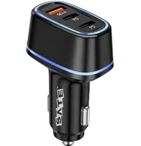 Cargador p/Auto Sate A-CC2013 30W USB/2USB-C PD Ne