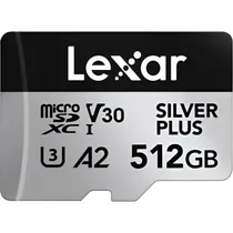 Lexar Memoria Micro SD Silver Plus LMSSIPL512G-Bnang 512GB 150MB/s  Lexar Memor...