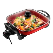 Panela Elétrica Mondial Multicook Red PE-49-RC - 1200W - 4L - 220V/60HZ - Vermelho e Preto