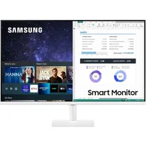 Monitor Smart Samsung M5 LS32AM501NNX 32" FHD - Branco