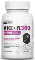 Vigor 360 Vitamina Multivitaminico Womens 60CAPS Plastico Blanco