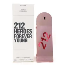Tester Carolina Herrera 212 Heroes Forever Young Edp 80ML Fem