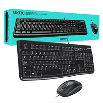 Logitech Teclados Logitech +Mouse MK120 920-004428 Esp Negro