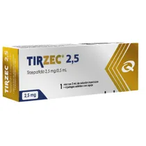 Tirzepatida Tirzec 15MG X 1 Vial de 2ML
