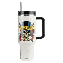 Copo Térmico Weedoo Guns N' Roses - 1.2L - com Canudo - Logo Caveira  Copo Térmic...
