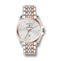 Relógio Analógico Masculino Daniel Klein Premium DK.1.12337-4 - Rosa Ouro e Prata