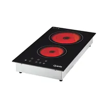 Fogão Elétrico Quanta QTCEI300 - 3000W - 2 Bocas - Infravermelho - 220V 50/60HZ - Preto