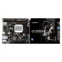 Placa Mãe Biostar J4125NHU DDR4 Mini Itx com Processador Quad-Core Celeron Itx