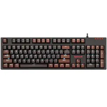 Teclado Gamer Redragon K592 Amsa RGB USB - Preto/Marrom