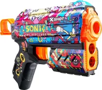 Lançador de Dardos X-Shot Robotnik Sonic The Hedgehog Zuru - 36648