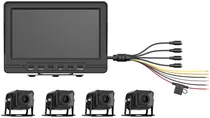 Kit Camera + Tela Hikvision AE-VD2501A-A Four-Way Monitoring System 1080P (Caixa Feia)