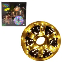 Luzes Pisca-Pisca Linear 1000 LED 100M 220V Amarelo