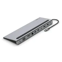 Hub Adaptador Multiporta Belkin INC004BTSGY 11 Em 1 / 100W / USB-C - Cinza