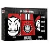 La Casa de Papel Perfume Set P.La CDP Edt 100ML+GEL150ML+Bolsa 64