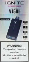 Vape Descartável Ignite V150 Pro Watermelon Mix 15000 Puffs