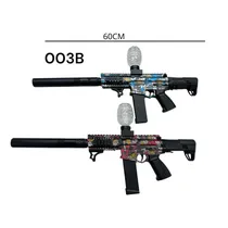 Brinquedo Pistola Arma de Gel ARP9 60CM com Silenciador e Bateria Recagerrabel