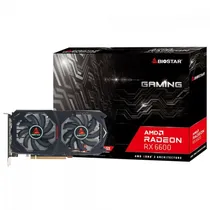 Placa de Vídeo RX6600 8GB Biostar Radeon Gaming GDDR6/3DP/HDM VA6606RM81-TBMR H-BS2