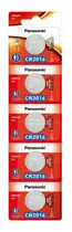 Pilha CR2016 Panasonic CR-2016PM/5B 3V PACK-5  Pilha CR201...