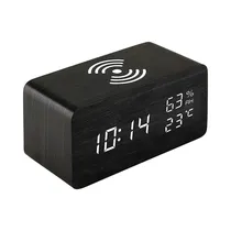 Reloj Despertador Digital Sate AC-T11W Negro
