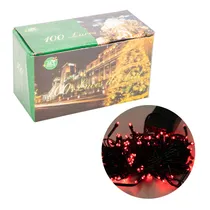 Luzes Pisca Pisca Natalino 100LED 7M 220V Vermelho