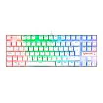 Teclado Redragon K552W-RGB Kumara Meca WHT Esp Red
